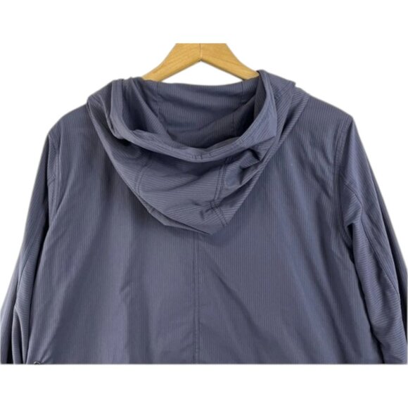 Lululemon navy blue 'Yogi Anorak' zip jacket size 6/8 - Picture 3 of 5